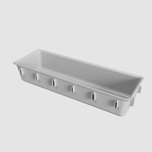 <b>Drawer</b> Organizer Rectangular Wall Mounted <b>Stackable</b> <b>Storage</b> Box For Kitchen Cosmetics Tools Gray White Black 6084 - Product Image 1