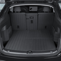 En gros Oxford Tissu TPE Dossier Intégré Tapis De Coffre De Voiture Tapis Tout Inclus Pour Tesla Modèle Y Accessoires De Protection