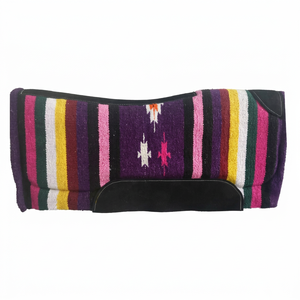Tapis de selle western en laine de Nouvelle-Zélande, couleur personnalisée, logo personnalisé, haute qualité, confortable, durable, en cuir, pour dressage et saut d'obstacles - Product Image 1
