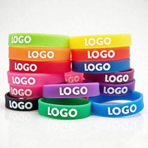 Bracelets en silicone personnalisés avec logo, bracelets en caoutchouc, acheter des bracelets en silicone, bracelet en silicone le moins cher pour cadeau promotionnel - Product Image 1