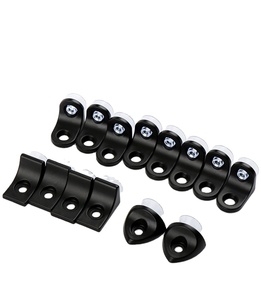 Plaque laminée ventouse support en verre meuble bord arrondi support de plaque laminée armoire support de cloison en verre support - Product Image 1