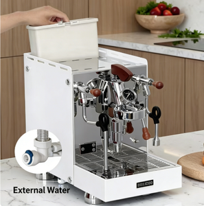 Cafetera Semiautomática con Sistema de Preparación para 16 Tazas, Molinillo Ajustable, Carcasa de Hierro, Portátil, 220V - Product Image 3