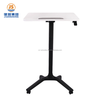 Bureau debout pliable mobile en bois moderne à hauteur réglable, mobilier scolaire OEM, bureau de professeur pour salle de classe
