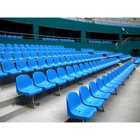 Chaises de stade intérieures durables et économiques, sièges en plastique pour stades de football