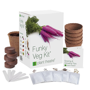 Kit de jardin potager d'intérieur de style ferme extraordinaire de 5 pièces, pots de fleurs écologiques pour pépinière, maison, chambre, utilisation en extérieur - Product Image 1