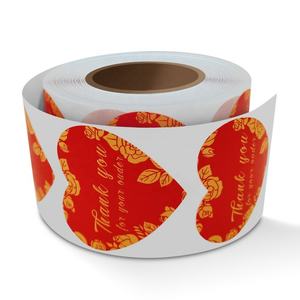 Pegatinas de Agradecimiento Personalizadas, Etiquetas Adhesivas Impermeables Personalizadas, Impresión a Máquina, para Regalos y Manualidades - Product Image 3