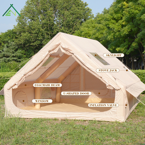 Tenda Gonfiabile da Campeggio 12mq, Impermeabile, Quattro Stagioni, Pieghevole, Leggera, Lussuosa, <span class=keywords><strong>Glamping</strong></span> con Due Camere da Letto - Product Image 3