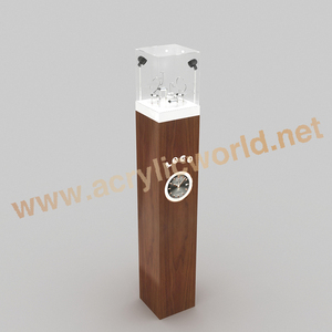 Tùy Chỉnh Chất Lượng Hàng Đầu <span class=keywords><strong>Frosted</strong></span> <span class=keywords><strong>Acrylic</strong></span> Sàn Đồng Hồ Hiển Thị Đứng - Product Image 1