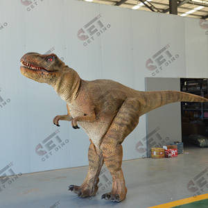 Costume de <span class=keywords><strong>dinosaure</strong></span> de haute qualité à commande manuelle pour spectacle, inspiré de Jurassic Park - Product Image 4