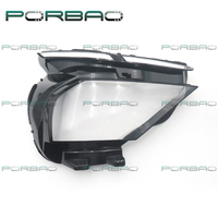 PORBAO pour CITROËN/C4X 23-25 : Cache-phare en plastique transparent pour accessoires automobiles, couvercle de lentille de phare, abat-jour