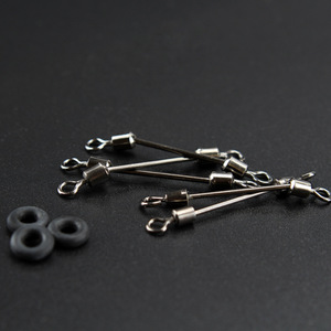 Aohu Double-Headed Swivel Quick Connect Fishing Tackle <b>Large</b> Medium Small Stainless Steel For Freshwater Fishing - Product Image 3