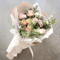 Fabricants de papier artisanal, nouveau Design, coloré, avec impression de fleurs, ondulation cadeau, nouveau Design,