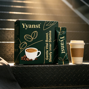 Café Botánico Revitalizante Premium, Infusión Vegetal Pura para Aumentar y Revitalizar la Energía Corporal, Sobres Individuales Portátiles de 10g, Instantáneo - Product Image 2