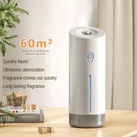 Mini humidificateur d'atomisation ultrasonique de diffuseur d'arôme électrique rechargeable portatif avec le brûleur d'encens fixé au mur de synchronisation