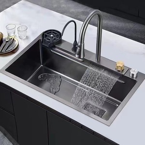 Display digitale tecnologia a nido d'ape cascata lavello da <span class=keywords><strong>cucina</strong></span> con lavello della <span class=keywords><strong>cucina</strong></span> - Product Image 2
