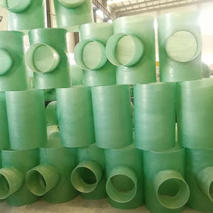 Antienvejecimiento FRP Tee GRP Pipeline Tee para ramificación de tuberías industriales al aire libre - Product Image 6