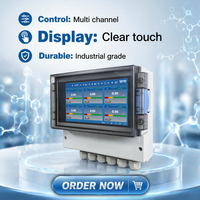 Contrôleur et analyseur de qualité de l'eau en ligne multiparamètres pour la surveillance de l'eau pH 0-14.0 TDS 0-1000 G/L Conductivité 0-500 S/cm