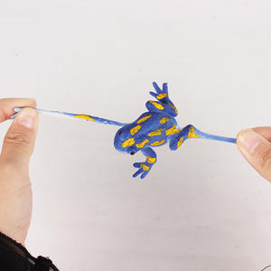 البلاستيك المطاط واقعية الحيوانات مجموعات الالعاب مع السم وثبة العاب الضفدع أرقام تماثيل صغيرة على شكل حيوانات الغابات - Product Image 6