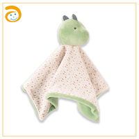 Nouvel Arrivage OEM Doudou de Sécurité pour Bébé, Couverture Réconfortante en Peluche Douce, Tête d'Animal en Peluche, Jouet de Sommeil pour Berceau de Nouveau-né
