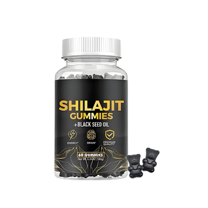 Suplementos Herbales OEM Personalizados, Suplementos Alimenticios Energéticos Inmunitarios del Himalaya, Gomitas de Resina de Shilajit con Aceite de Semilla Negra - Product Image 2