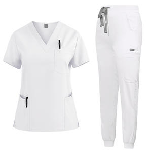 42118 Uniformes Profesionales para Hombre y Mujer, Conjuntos de Uniformes Médicos, Batas de Laboratorio, Ropa de Trabajo Quirúrgica para Hospital, Cómodos de Poliéster para el Sector Salud - Product Image 2
