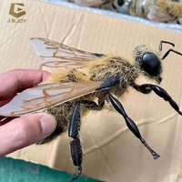 SGAI100 insecte parc personnalisé abeille animée artificielle grandeur nature modèle d'abeille animatronique à vendre