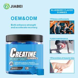Fabricante de suplementos de etiqueta privada adulto creatina monohidrato gomoso venta al por mayor suplementos de fitness fortalecimiento muscular - Product Image 3