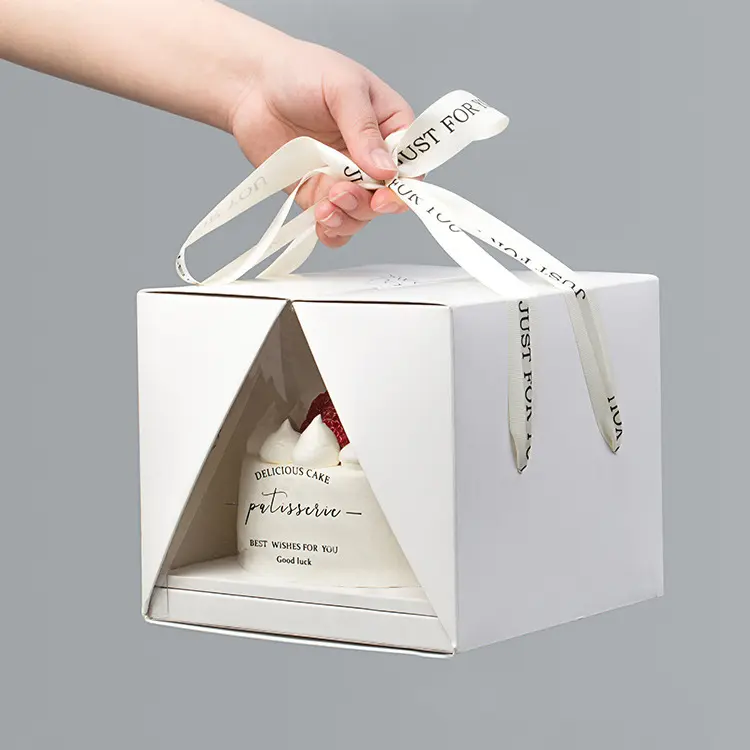 信頼性と良いケーキ包装ボックスプラスチック透明包装ムースラウンド透明ケーキボックス
