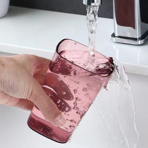 Vaso para cepillos de dientes y enjuague bucal, juego para parejas, 201-300 ml, plástico transparente, productos de higiene bucal de alta calidad - Product Image 2