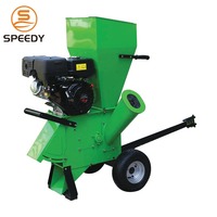 Broyeur de bois auto-alimenté robuste à moteur thermique, entièrement assemblé, pour vente en gros et sur mesure
