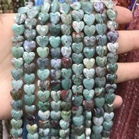Perles en améthyste naturelle de 8 mm à facettes en forme de cœur pour la fabrication de bijoux DIY en gros