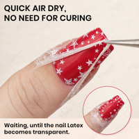 HipSterr OEM Private Label Air Dry Peel Off Base Coat Cuticle Protective Nail Latex Tape Peel Off Liquid Latex for Nails