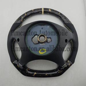 Produits personnalisés en fibre de carbone forgée et cuir perforé pour volant de voiture Mercedes Benz W211 W209 W219 W230 - Product Image 2