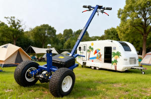 Remolque de acero al carbono de alta resistencia, manual y carro de remolque eléctrico ajustable, transportador de remolque eléctrico, soporte OEM, caravanas móviles - Product Image 3