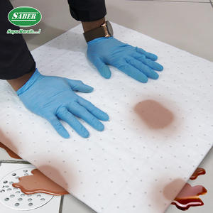 Professional SABER Oil Absorbent Large <b>Roll</b> 200 collection <b>mat</b> <b>roll</b> with 1 <b>roll</b> pack for large floor coverage and staging - Product Image 3