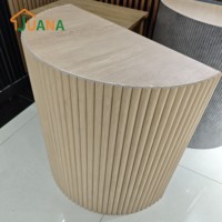Panneau MDF haute flexibilité pour la fabrication de meubles, panneau en fibre flexible, fabricant certifié ISO9001, vente en gros directe