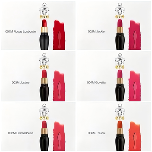 <span class=keywords><strong>Rouge</strong></span> à lèvres mat velours longue durée imperméable avec un design de cône noir luxueux |   Cosmétiques de maquillage <span class=keywords><strong>sans</strong></span> cruauté - Product Image 4