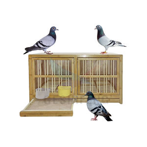 Gabbia di allevamento della gabbia di trasporto di Nestbox del piccione pieghevole di legno amichevole di Eco per i piccioni - Product Image 2