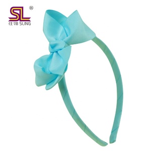 Hot Sale <strong>Navy</strong> Double Layered Flower <strong>Headband</strong> for Kids - Product Image 4