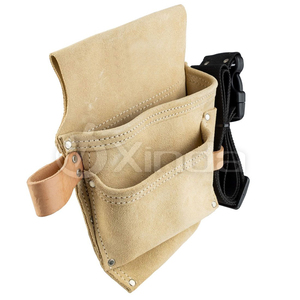 Túi Đựng Búa Vít Bằng Da 3 Túi Tùy Chỉnh Túi Đựng Dụng Cụ Vách Thạch Cao Bền Với Dây Đai Điều Chỉnh Được - Product Image 5