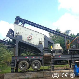 Trituradora de Cono Portátil de 70t/h, Sistema Móvil de Trituración y Cribado de Piedra de 80t/h para Cantera - Product Image 3