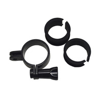 Dropshipping Accessoires de lampe de Poche Rond Caméra Flash Lumière Pince Adaptateur pour Casque D'équitation Tête Gopro Mont