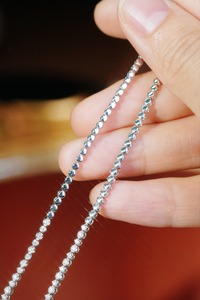 สร้อยคอเทนนิสสุดหรู Xinfly Elegant Platinum PT950 ทองคำแท้ ประดับเพชร 2.40 กะรัต สำหรับผู้หญิง - Product Image 4