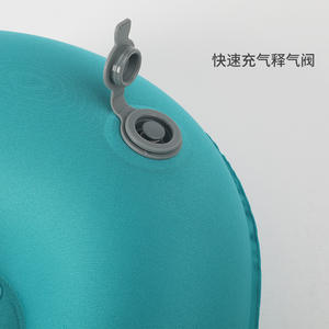 Almohada de viaje inflable en forma de U, soporte portátil para el cuello, 28x24x10cm, almohada plegable de color sólido para avión, para un viaje cómodo - Product Image 4