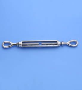 Tirant à mâchoires en acier inoxydable de type US 5/8 1/2 pour câble métallique, avec corps à vis ouvert et crochet à mâchoires pour panier de fleurs - Product Image 4