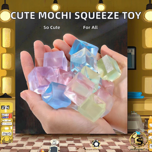 Brighten HW TM-10 Factory Direct Mini Kawaii Soft Cute Sticky Mochi <b>Squishy</b> Toy Other Material Ice Cube Squeeze Toys 14 Years & - Product Image 2