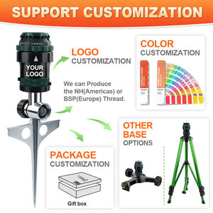 Irrigatore da Giardino SUNSHINE, Produzione OEM Cinese, Irrigatore Regolabile con 6 Modalità di Spruzzo per Irrigazione di Grandi Aree Esterne - Product Image 2