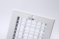 Grille de ventilation de plafond HVAC pour l'air ambiant, diffuseur d'air en plastique à double déflection, HVAC AC RA1006