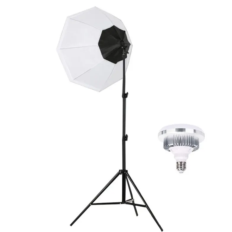 Tragbares einfaches Einrichten Fotografie Video-Studio-Licht doppelseitiger achteckiger Regenschirm-Schale Weichbox-Reflector-Lichtset