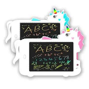 Çok renkler çocuklar çizim kurulu LCD 10 inç LCD yazma tableti Memo Pad